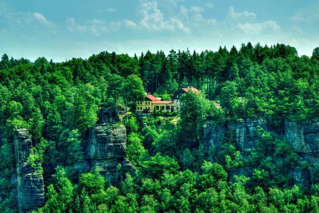 Hotel Garni Belveder 赫任斯科 外观 照片